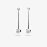 LONG GLAMOUR PAVÉ MIX&MATCH EARRINGS